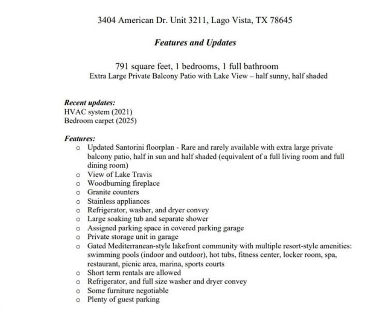 5th image of 3404 American Dr #3211, Lago Vista, TX 78645 | MLS# 9108752