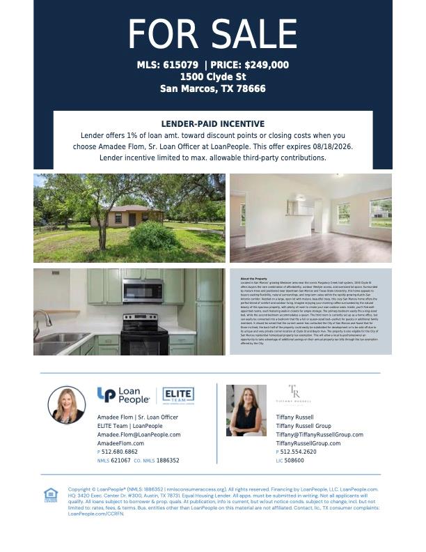 39th image of 1500 Clyde St, San Marcos, TX 78666 | MLS# 5000428