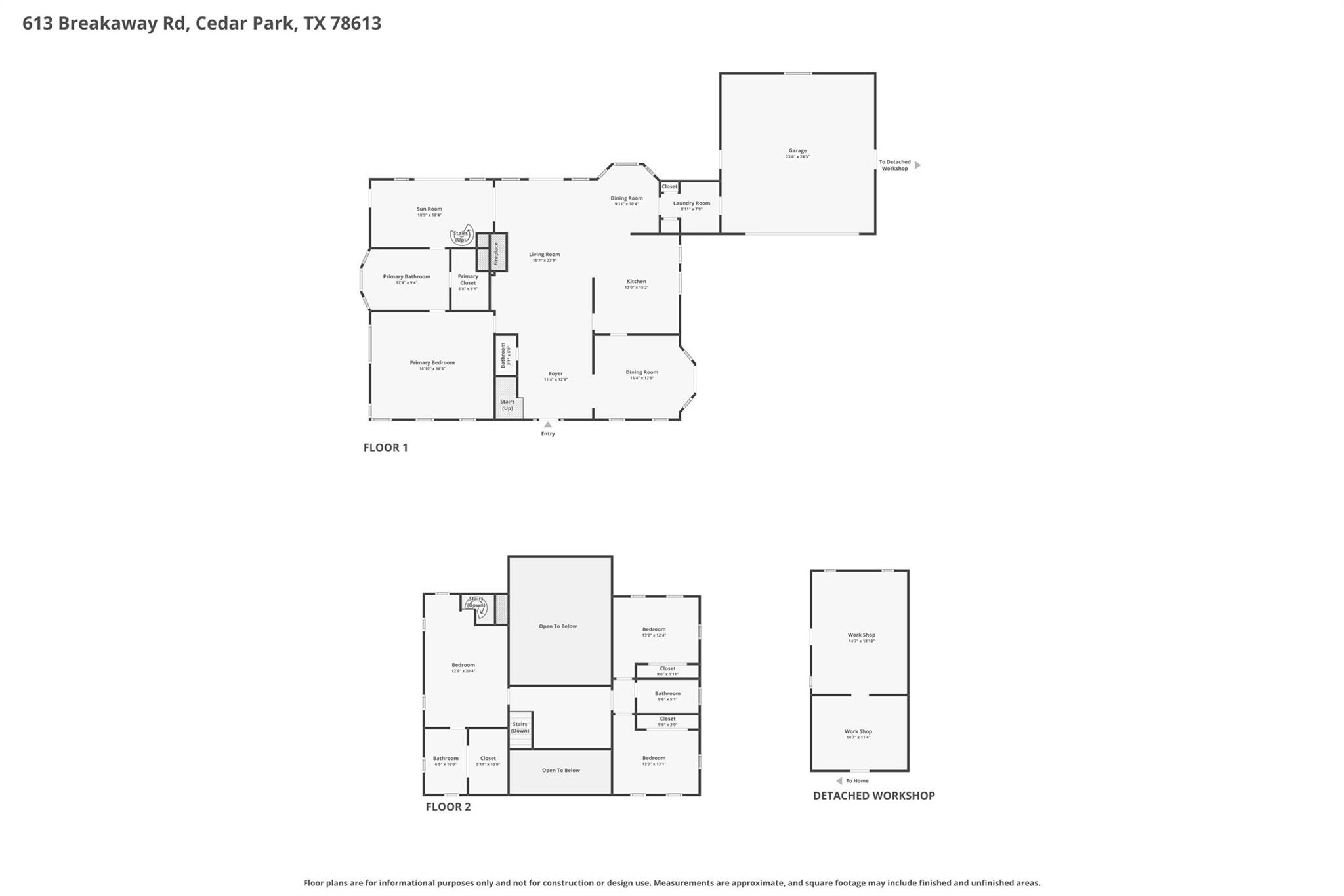 40th image of 613 Breakaway Rd, Cedar Park, TX 78613 | MLS# 2581684