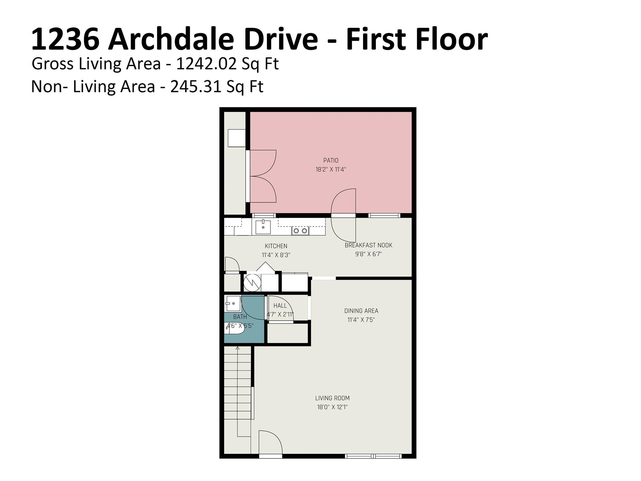 2nd image of 1236 Archdale Dr, Charlotte, NC 28217