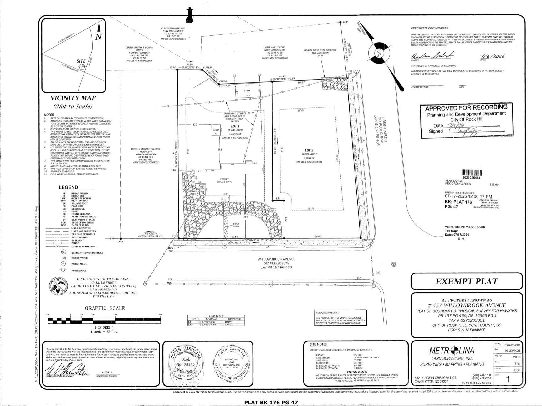 1st image of 457 Willowbrook Ave #Lot 2, Rock Hill, SC 29730 | MLS# 4409502
