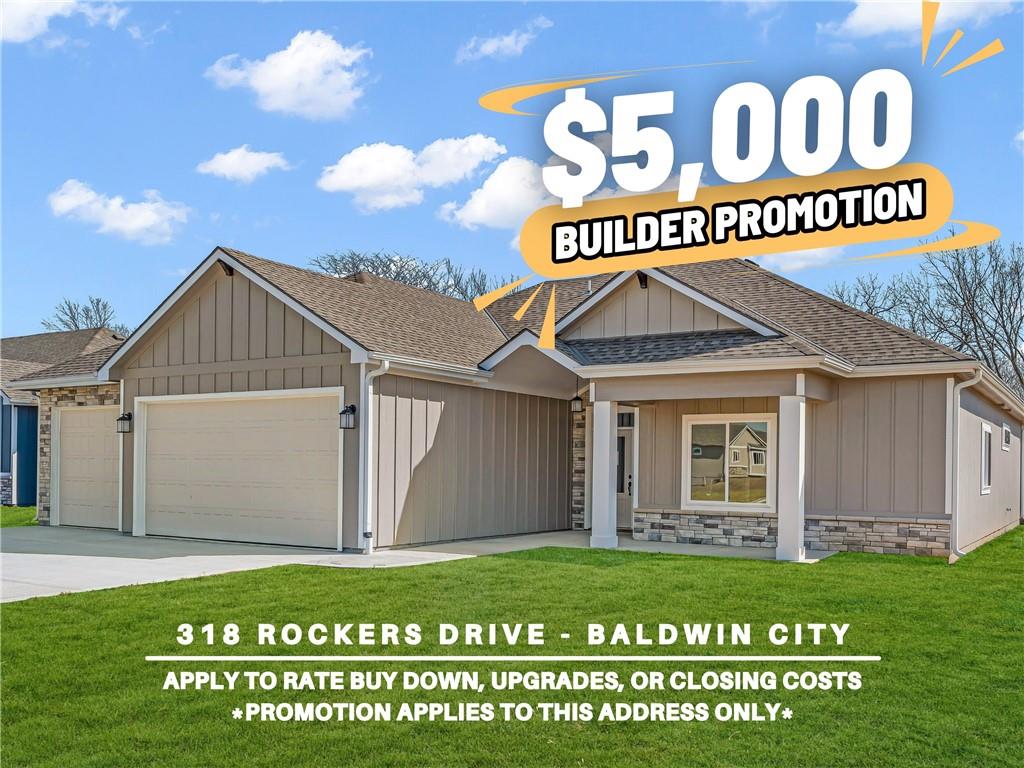 Homes for sale in Baldwin City, KS | 318 Rockers Dr, Baldwin City, KS 66006 | MLS# 2600856