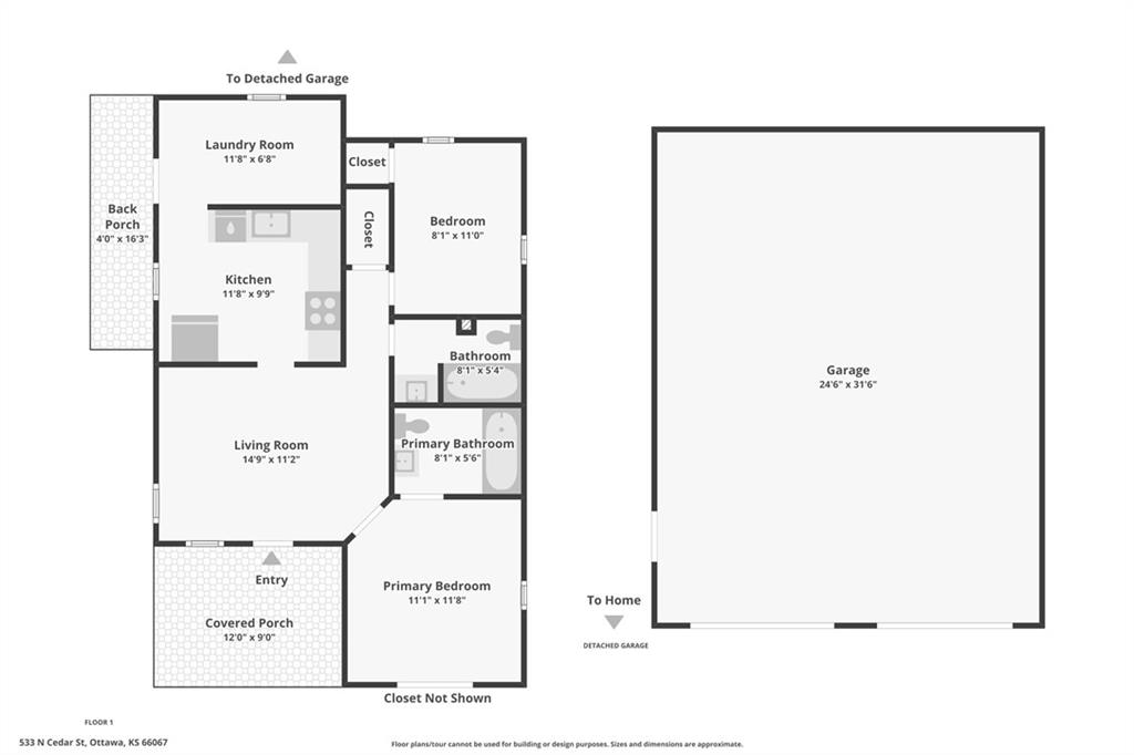 Homes for sale in Ottawa, KS | 533 N Cedar St, Ottawa, KS 66067 | MLS# 2626465