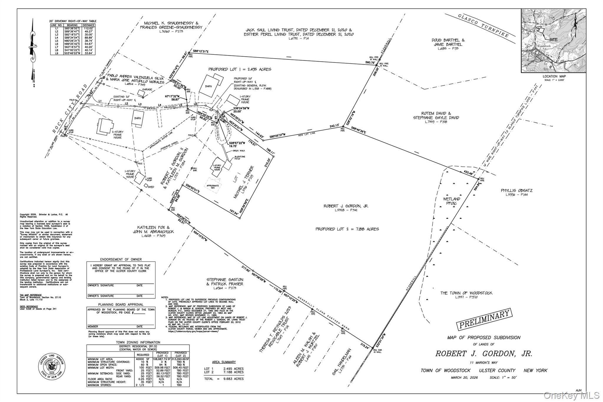 3rd image of Lot 2 11 Marions Wy, Woodstock, NY 12498 | MLS# 1029764