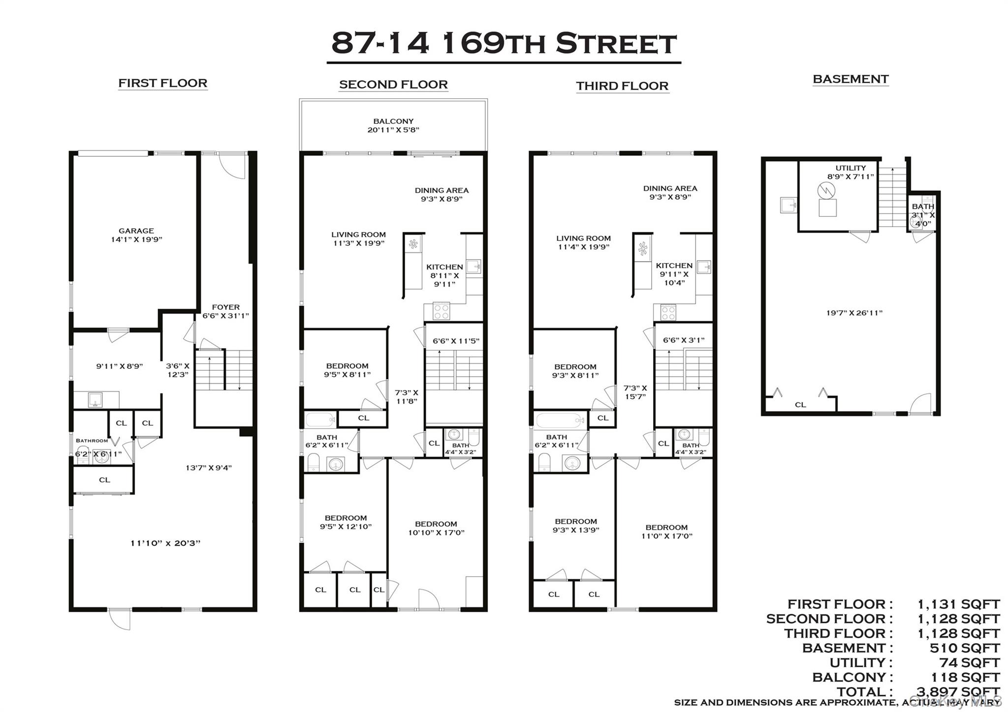 42nd image of 87 14 169th St, New York, NY 11432 | MLS# 1031028