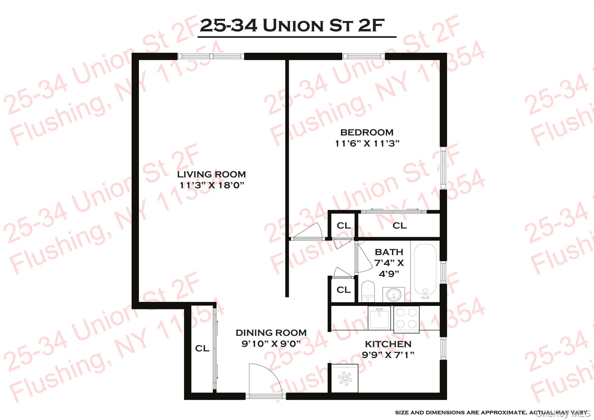 5th image of 25-34 Union St #2F, New York, NY 11354 | MLS# 1033700
