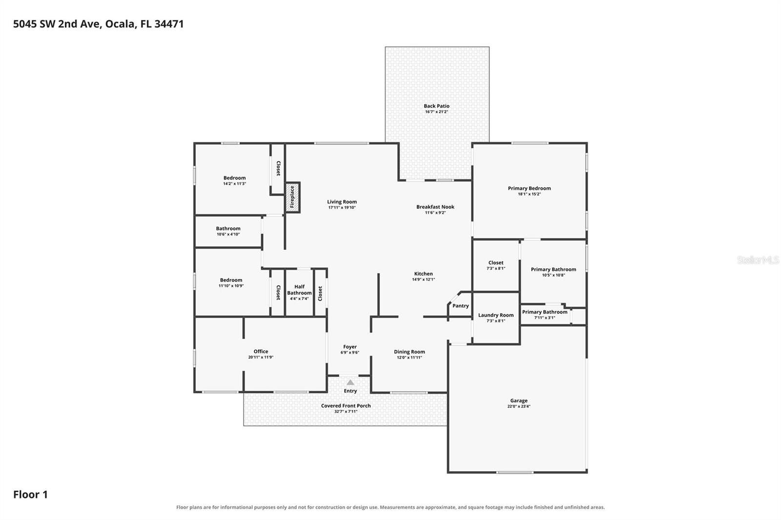 3rd image of 5045 Sw 2Nd Ave, Ocala, FL 34471 | MLS# OM728793