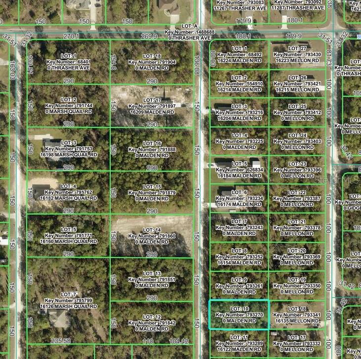 Photo 3 of Land for sale at Malden Rd, Weeki Wachee, FL 34614 | MLS# W7889099 | Listing updated on 2026-09-02