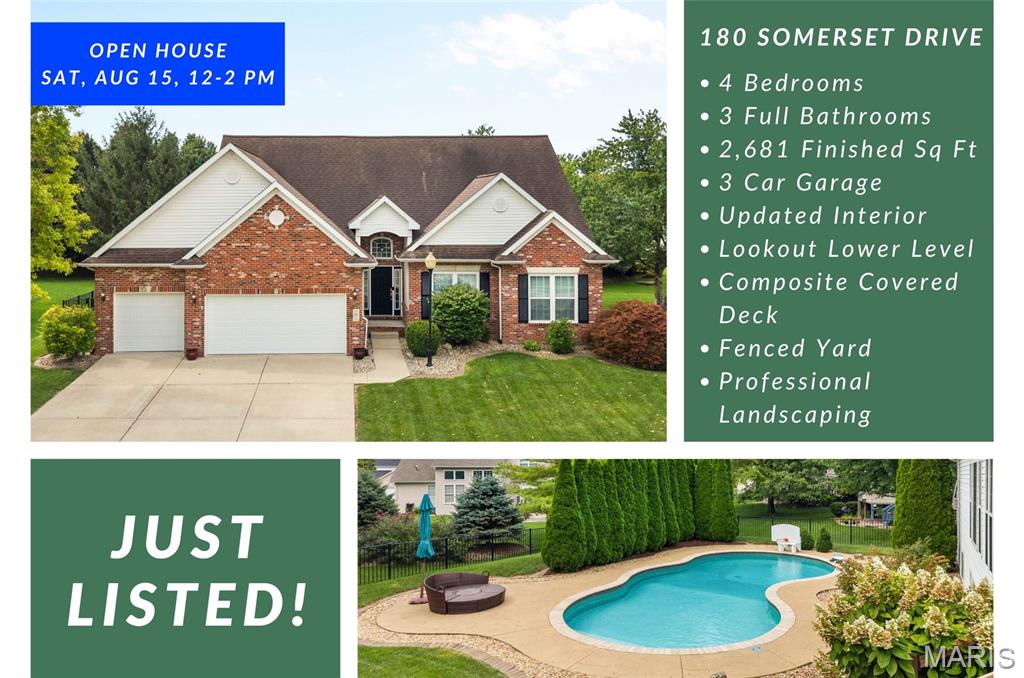 1st image of 180 Somerset Dr, Glen Carbon, IL 62034 | MLS# MIS26051979