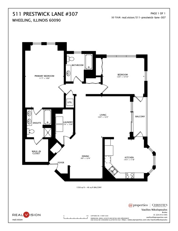 Homes for sale in Wheeling, IL | 511 Prestwick Ln #307, Wheeling, IL 60090 | MLS# 12647644