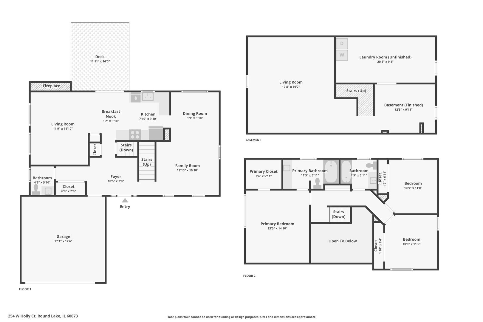 Homes for sale in Round Lake, IL | 254 W Holly Ct, Round Lake, IL 60073 | MLS# 12665714