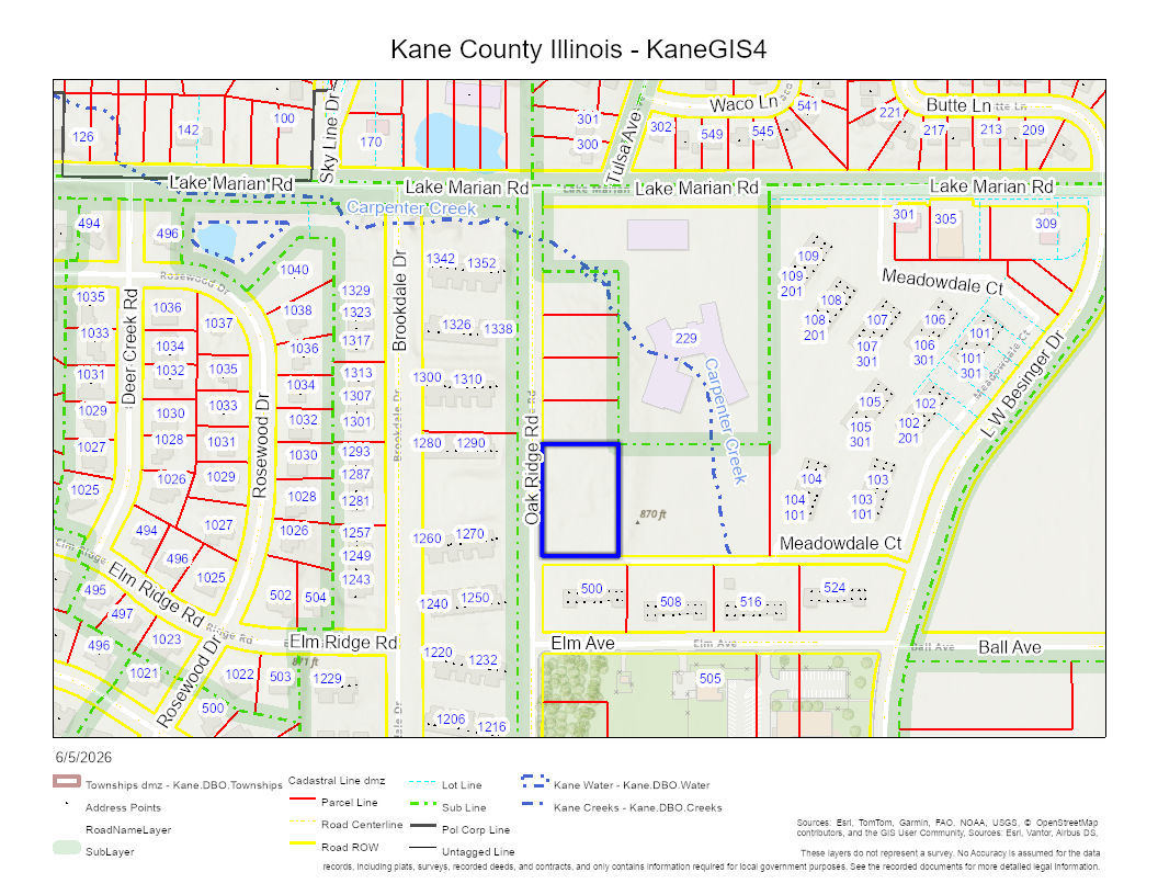 Homes for sale in Carpentersville, IL | Lot 15 Oak Ridge Rd, Carpentersville, IL 60110 | MLS# 12666745