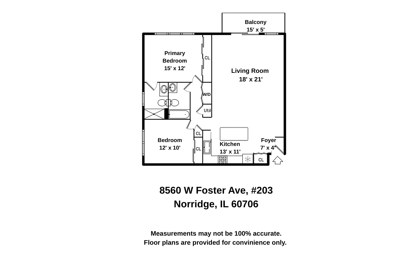 Homes for sale in Norridge, IL | 8560 W Foster Ave #203, Norridge, IL 60706 | MLS# 12669629