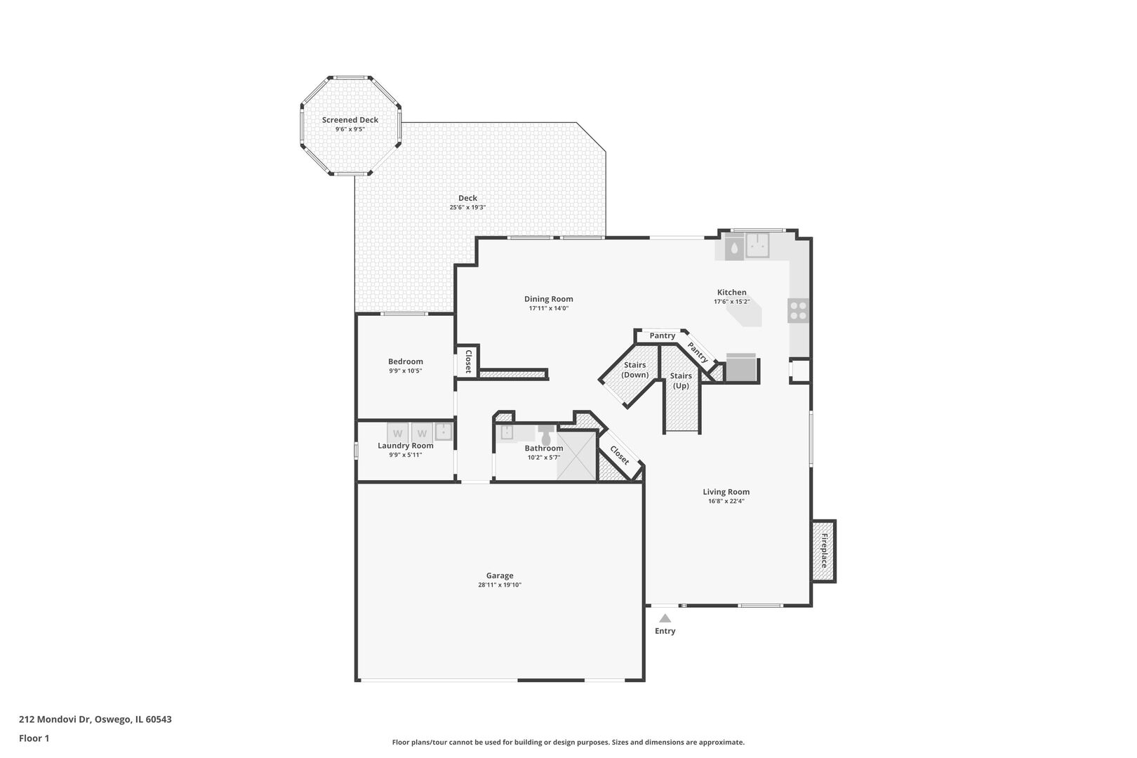 60th image of 212 Mondovi Dr, Oswego, IL 60543 | MLS# 12675936
