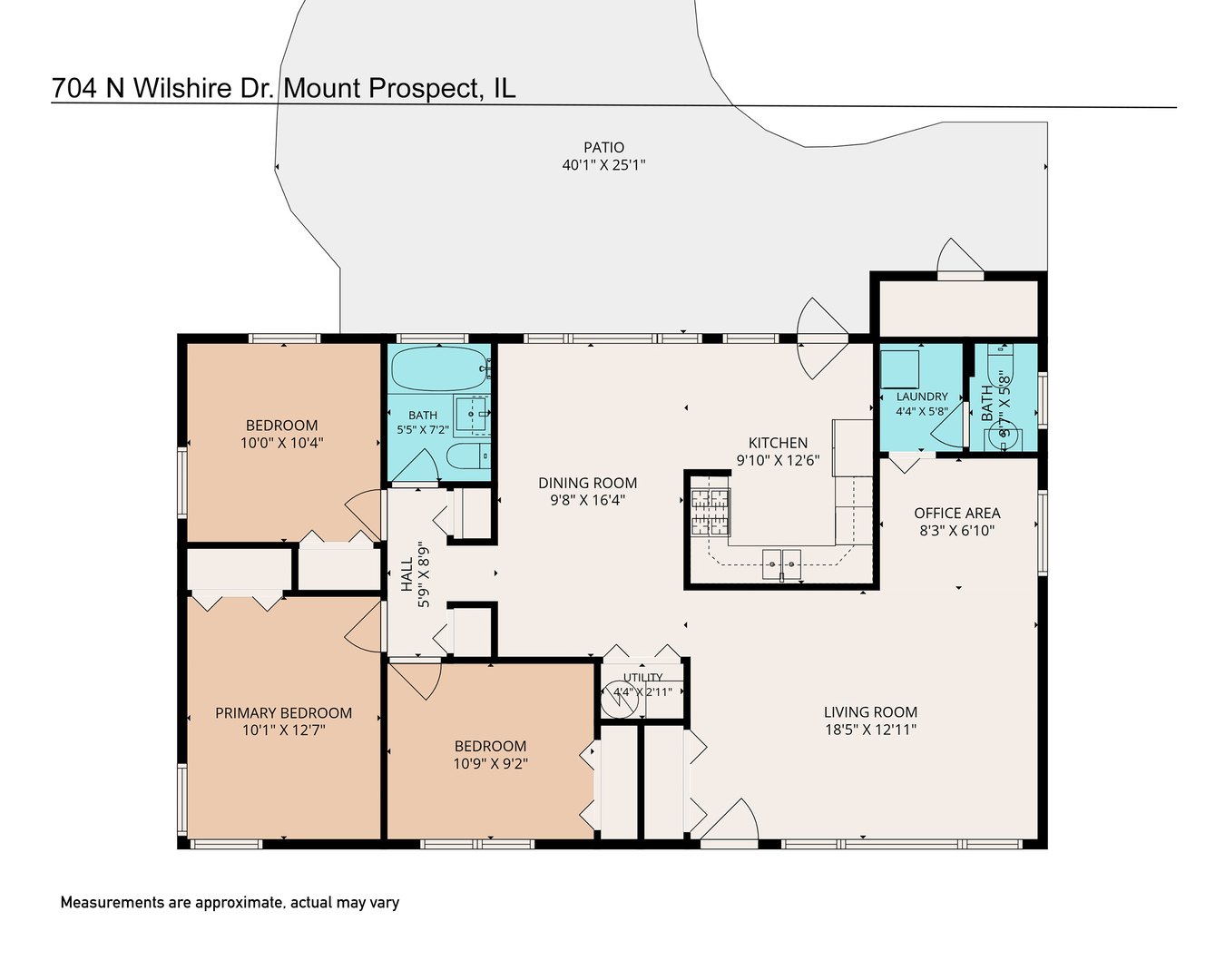 3rd image of 704 N Wilshire Dr, Mount Prospect, IL 60056 | MLS# 12707547