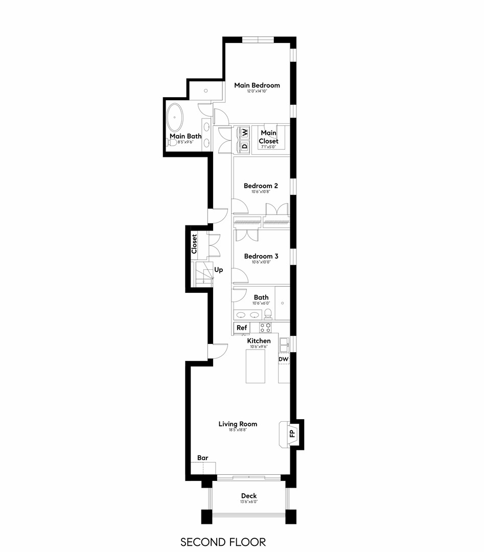 2nd image of 4317 N Paulina St #302, Chicago, IL 60613 | MLS# 12724934
