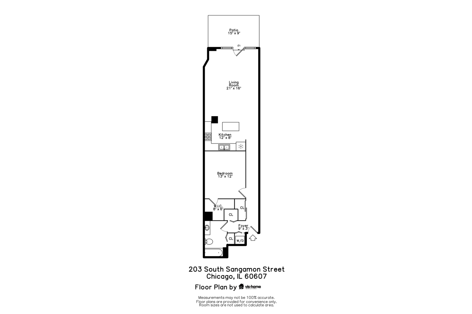 16th image of 203 S Sangamon St #110, Chicago, IL 60607 | MLS# 12725934