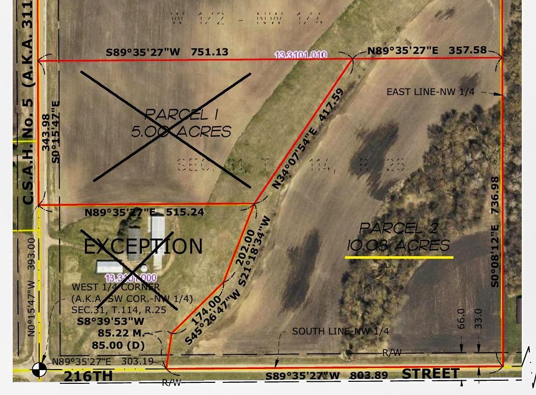 4th image of 10 Ac Lot 216th Ln, Henderson, MN 56044 | MLS# 7036782