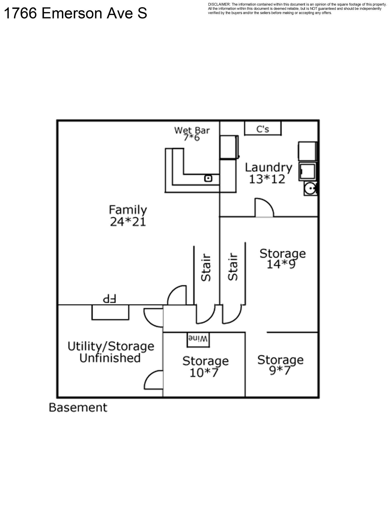 54th image of 1766 Emerson Ave S, Minneapolis, MN 55403 | MLS# 7107198