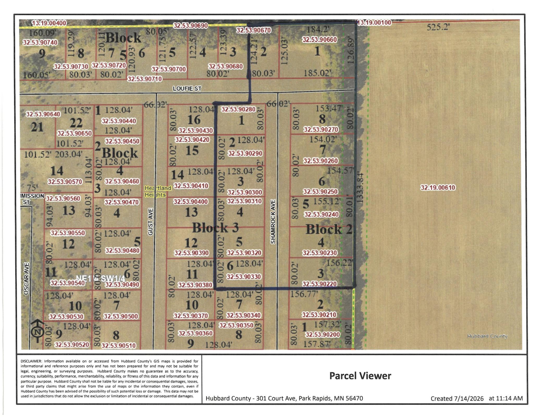 1st image of Block 3, Lot 4 Shamrock Ave, Park Rapids, MN 56470 | MLS# 7109579
