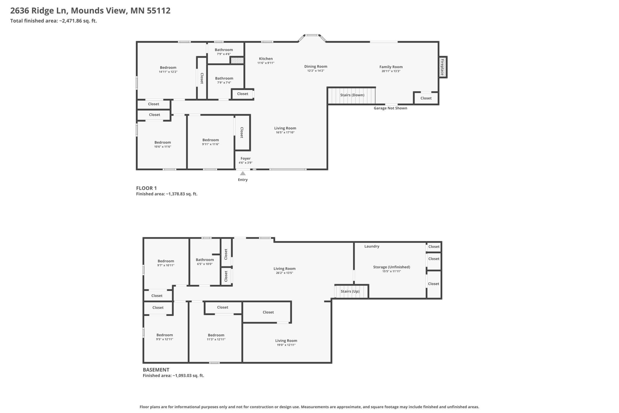 Homes for sale in Mounds View, MN | 2636 Ridge Ln, Mounds View, MN 55112 | MLS# 7110684