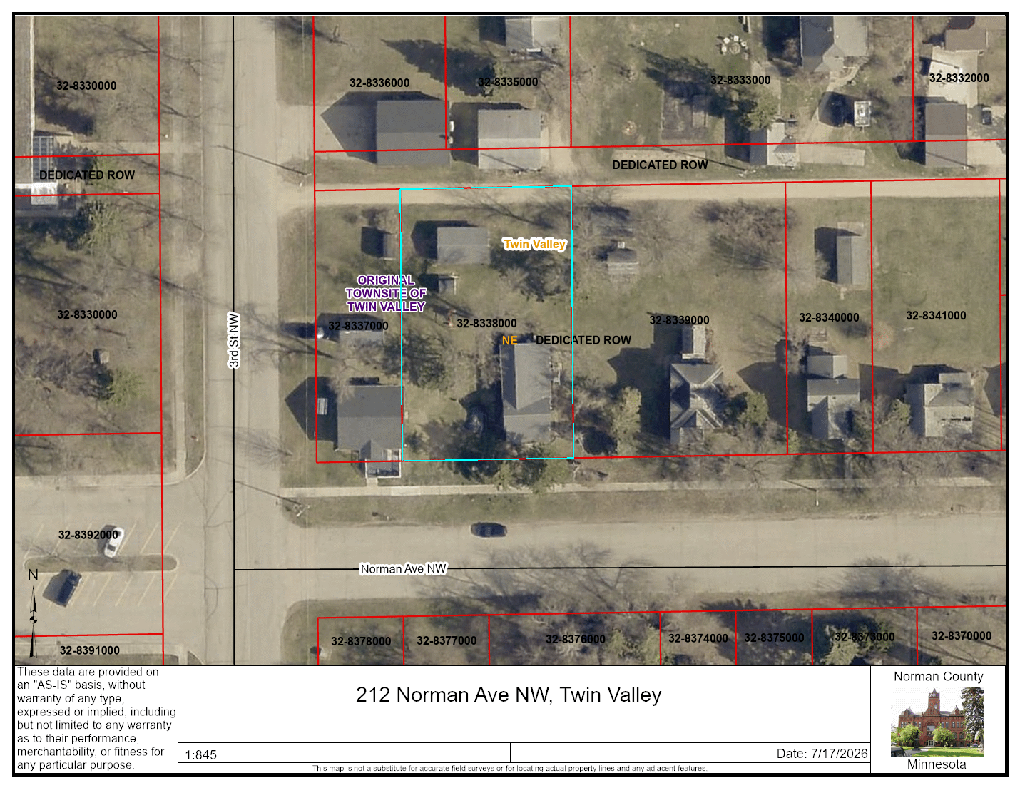 Homes for sale in Twin Valley, MN | 212 Norman Ave Nw, Twin Valley, MN 56584 | MLS# 7111395