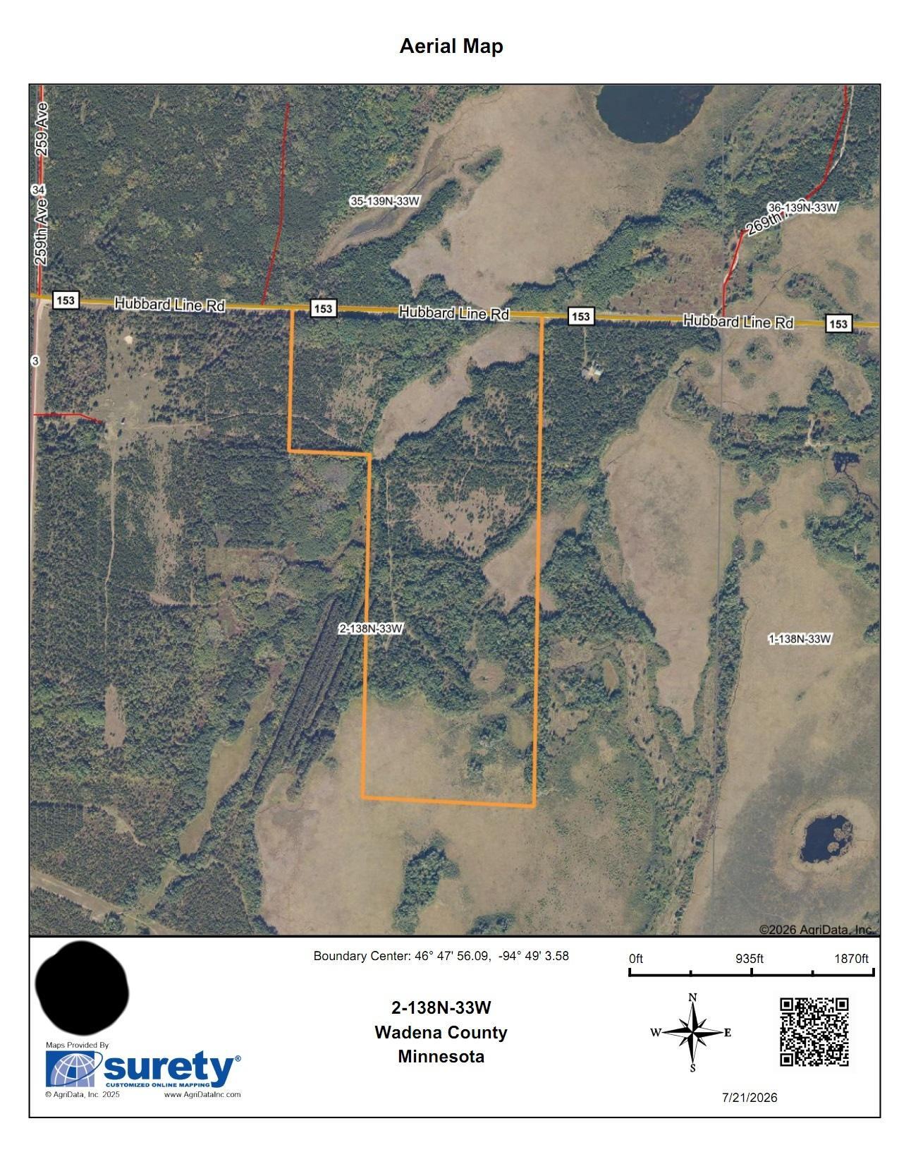 57th image of Tract 1   Tbd Hubbard Line Rd, Menahga, MN 56464 | MLS# 7116329