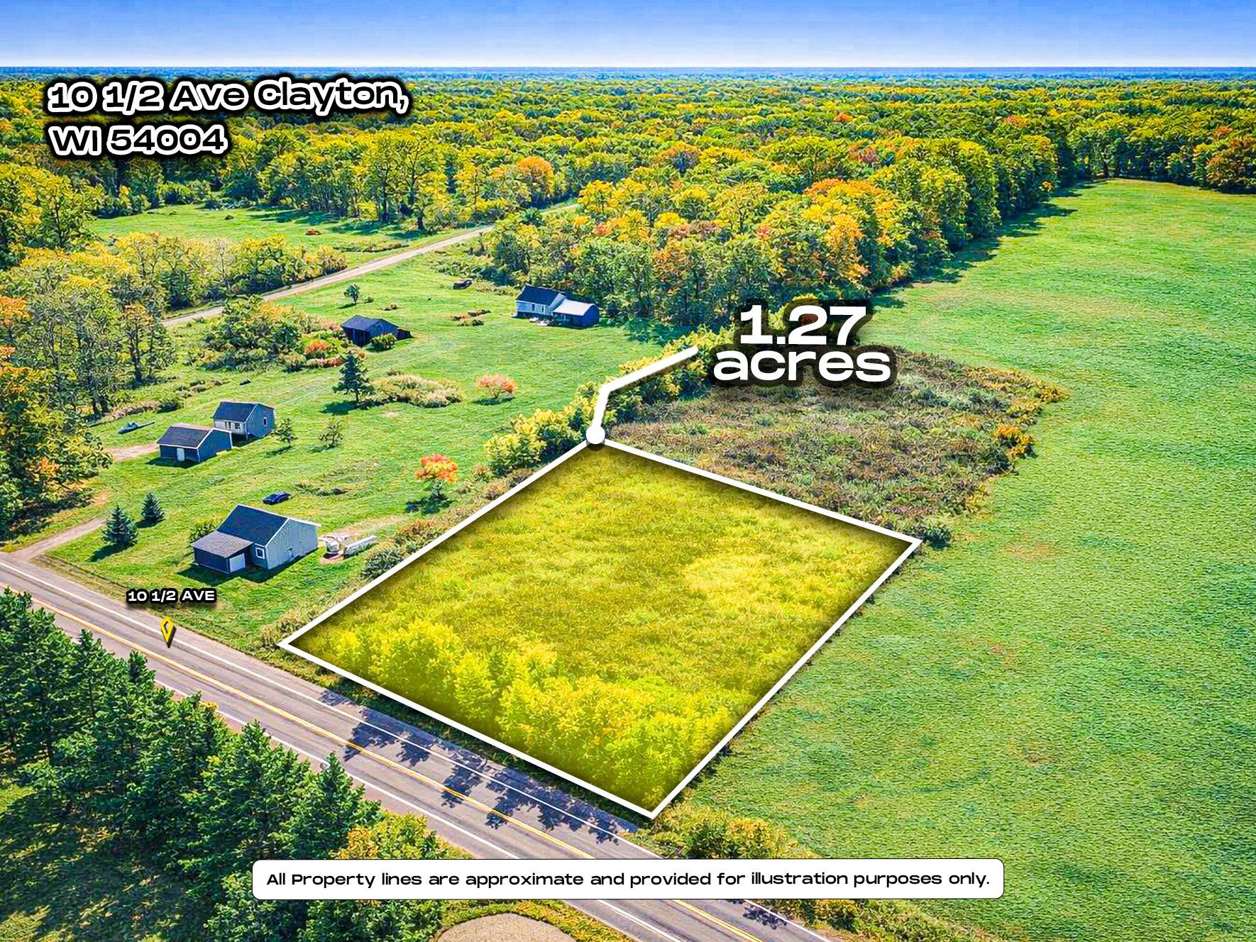 1st image of Tbd 10 1/2 Ave, Clayton, WI 54004 | MLS# 7118255