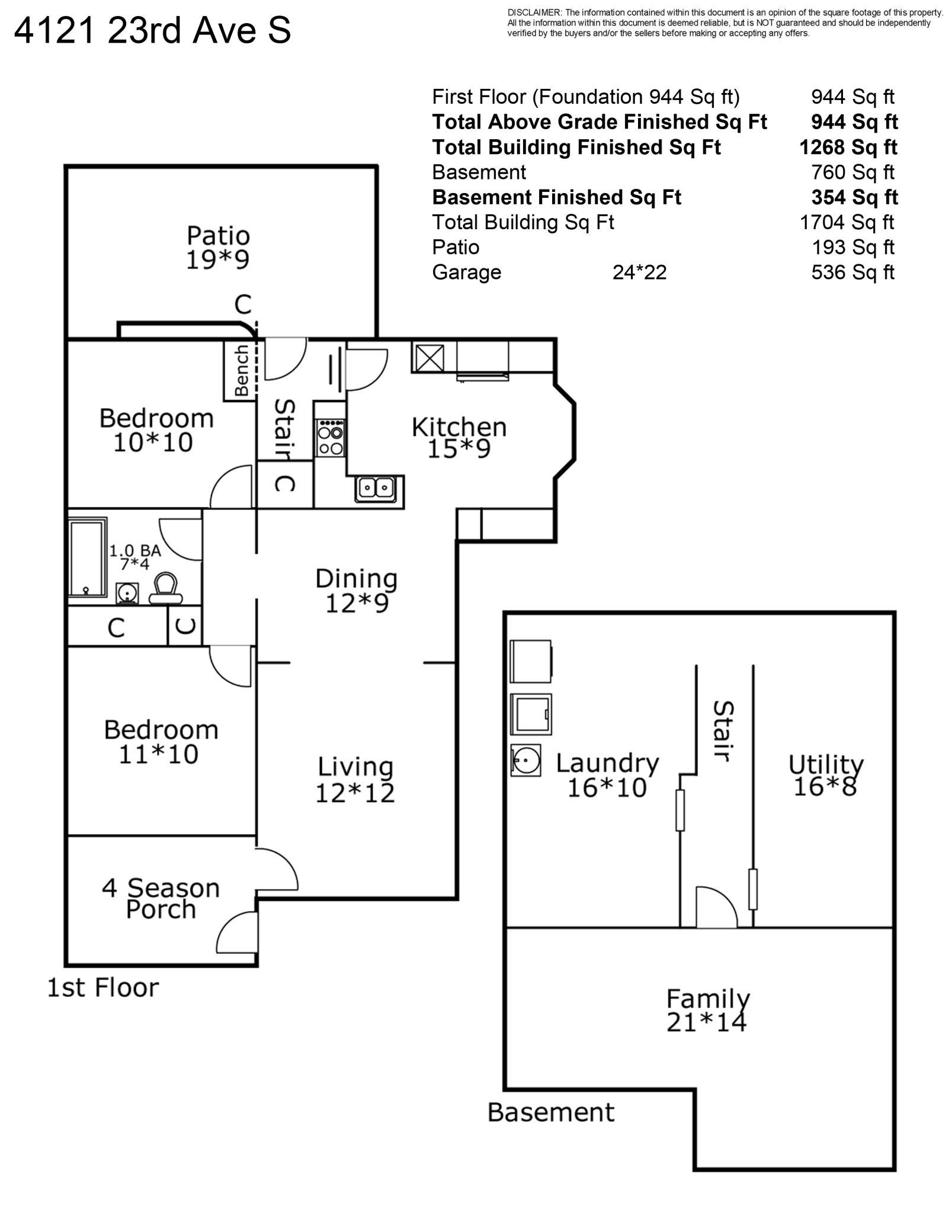 28th image of 4121 23rd Ave S, Minneapolis, MN 55407 | MLS# 7127185