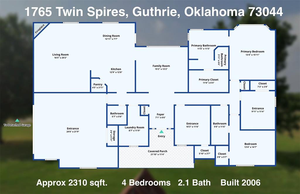 50th image of 1765 Twin Spires Trl, Guthrie, OK 73044 | MLS# 1242631
