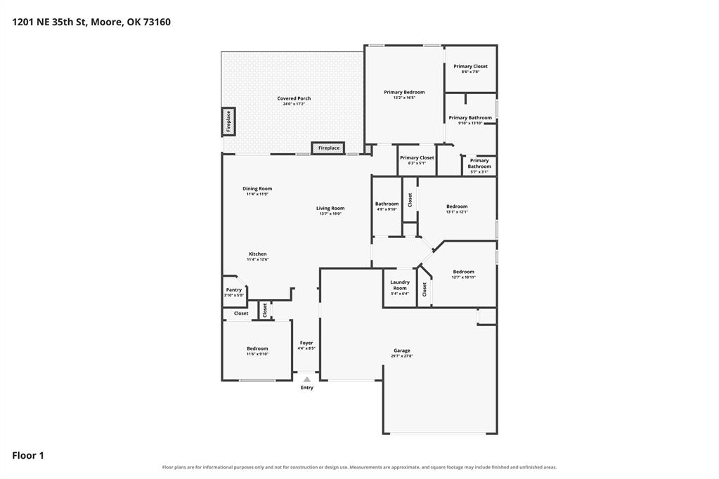 47th image of 1201 Ne 35th St, Moore, OK 73160 | MLS# 1243403