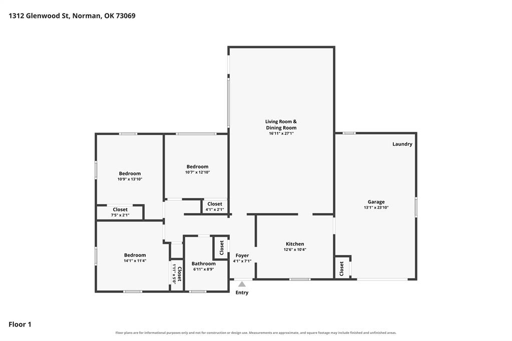 3rd image of 1312 Glenwood St, Norman, OK 73069 | MLS# 1244064
