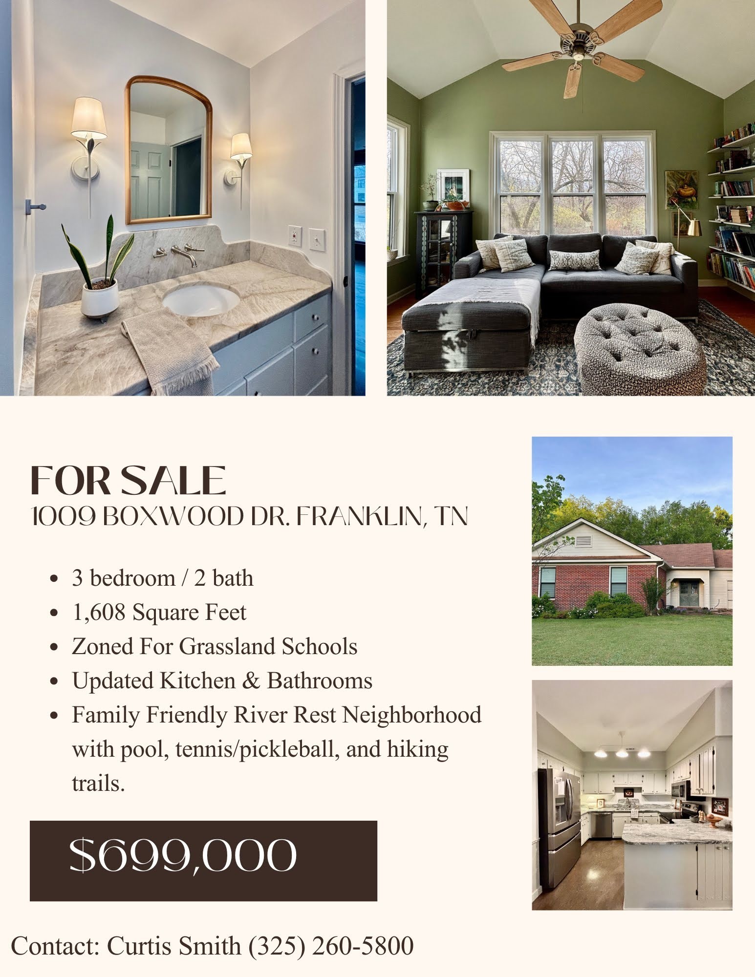 Homes for sale in Franklin, TN | 1009 Boxwood Dr, Franklin, TN 37069 | MLS# 3122978